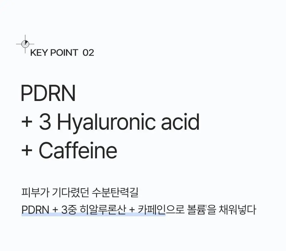 [피부볼륨 플럼핑효과/피부수분 20겹개선] 피캄 PDRN 카페인 블루캡슐 11 세럼 30ml 상세페이지 17